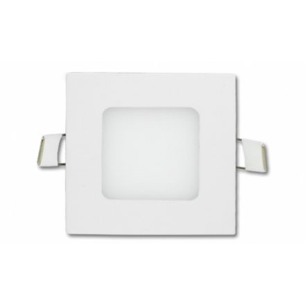 MasterLED 6 W-os süllyesztett natúr fehér, négyzet alakú LED-es mennyezetlámpa