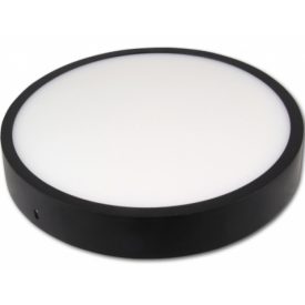   MasterLED Falon kívüli LED -es mennyezeti lampa, fekete kör