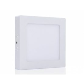   MasterLED Vészvilágítóval ellátott, 18 W-os falon kívüli, natúr fehér, négyzet alakú, LED-es mennyezetlámpa