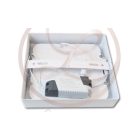 MasterLED 6 W-os falon kívüli natúr fehér, négyzet alakú LED-es mennyezetlámpa