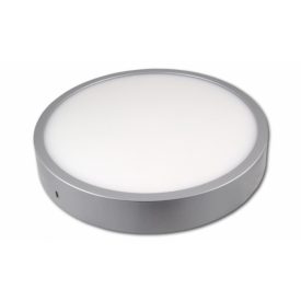   MasterLED Orto 24 W-os kerek natúr fehér, ezüst színű led panel