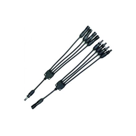 Optonica 4-tűs napelem Y-csatlakozó kábel 1500V 30A 9458