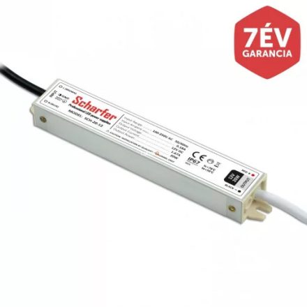 SCHARFER Professzionális Led tápegység 20W, 12V