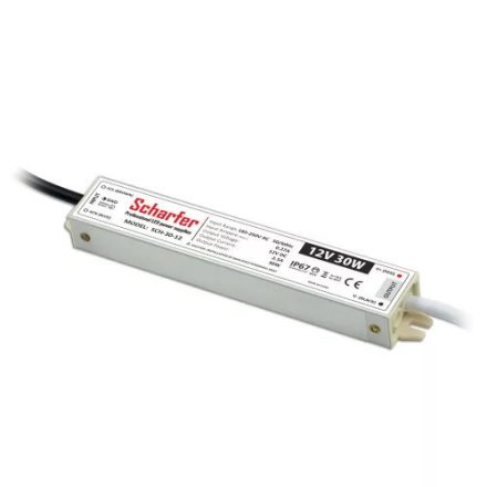 SCHARFER Professzionális Led tápegység 30W, 12V