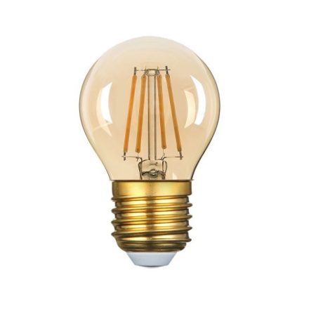 OPTONICA LED  Dimmelhető  Filament Izzó E27 G45 /4W/320lm/2700K/meleg fehér/arany üveg/SP1326