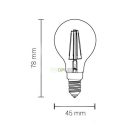 OPTONICA FILAMENT IZZÓ / E14 /2W /  hideg fehér /SP1474