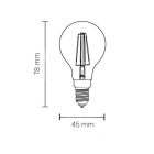 OPTONICA FILAMENT IZZÓ / E14 /2W /  meleg fehér /SP1476