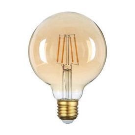   OPTONICA LED Filament Izzó E27 G95 /4W/400lm/2700K/meleg fehér/arany üveg/SP1794