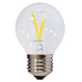   OPTONICA LED Filament Izzó E27 G45 /4W/400lm/6000K/hideg fehér/SP1867