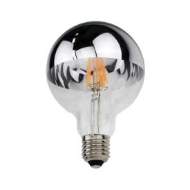   OPTONICA LED Vintage Filament Izzó E27 /4W/400lm/1800K/meleg fehér/ezüst üveg/SP1887