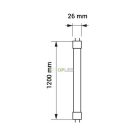 OPTONICA Professional LED fénycső / T8 / 18W /28x1200mm/  meleg fehér/ TU5624-M