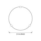 MENNYEZETI LÁMPATEST VORTICE ∙ 5114 ∙ Ø400 MM