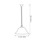 Függőlámpa Lámpa RONDINE ∙ 11/2106 ∙ Ø300 MM