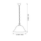 Függőlámpa  lámpa  GRAFFI ∙ 12/3804 ∙ Ø450 MM
