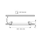 LED PANEL GRID LED ∙ 12W ∙ 850LM ∙ FEHÉR ∙ 4000K