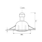 ARLO LED  ∙ mennyezeti lámpák süllyesztett  GU10 LÁMPA 5W ∙ N/M∙ 4000K