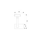 SÍNRE SZERELHETŐ HELY EXEO ∙ TL901 ∙ PAR30 ∙ E27 ∙ FEHÉR