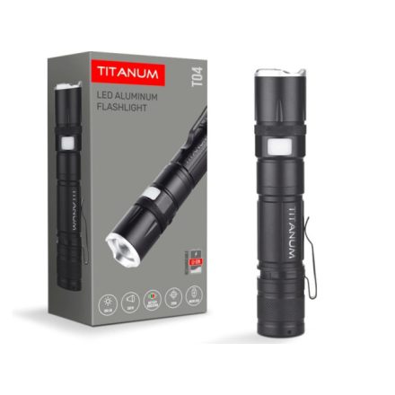 Videx TITANUM hordozható LED zseblámpa, 6500K, 300lm, TLF-T04